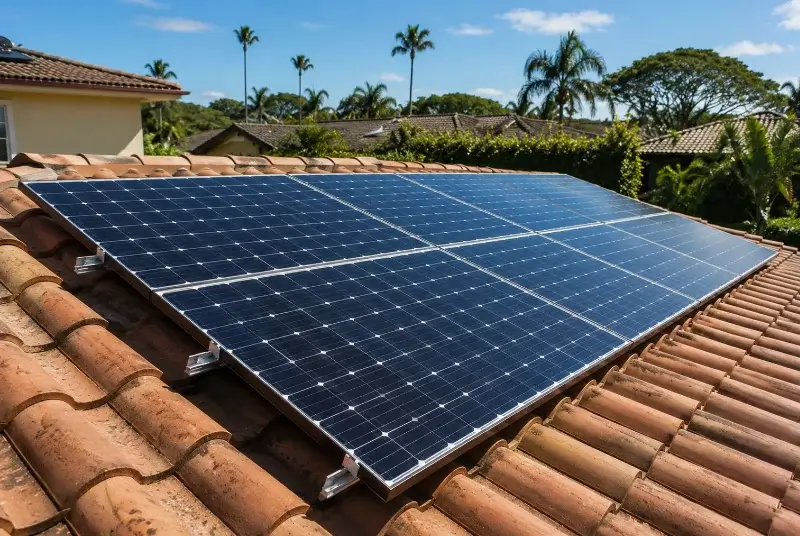 Installation de panneaux solaires à Trébas